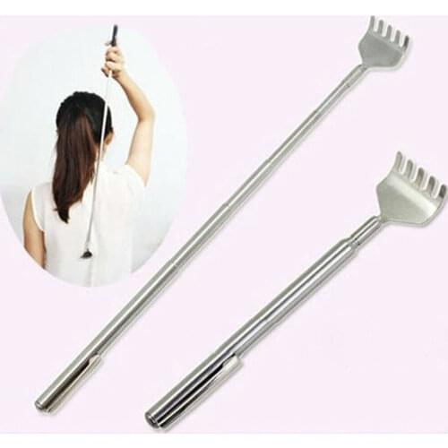 Stainless Steel Claw Back scraper Telescopic Retractable Back Scratcher Extendible Body Massage Hackle Itch Stick Health Care