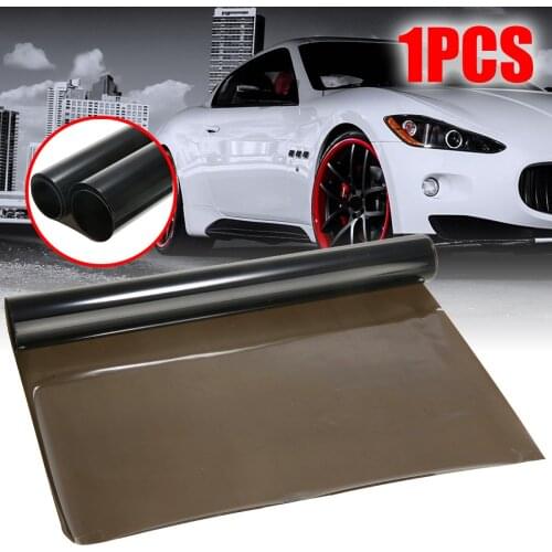 1pc 30*120cm Black Automobiles Car Light Headlight Taillight Tint Vinyl Film Sheet Sticker Fog Lamp Smoke Film Car Styling
