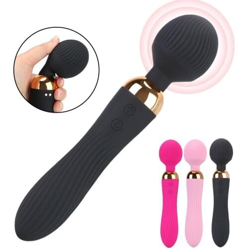 Clitoris Stimulate AV Magic Wand Powerful Dildo Vibrator 18 Speeds Sex Toys For Women Couples G Spot Massager Adult Products