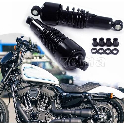 10.5" 267mm Rear Shocks Absorber Motorcycle Slammer Lowering Kit for Harley Sportster XL 88-15 Touring FLH/FLT 80-17 Dyna 91-16