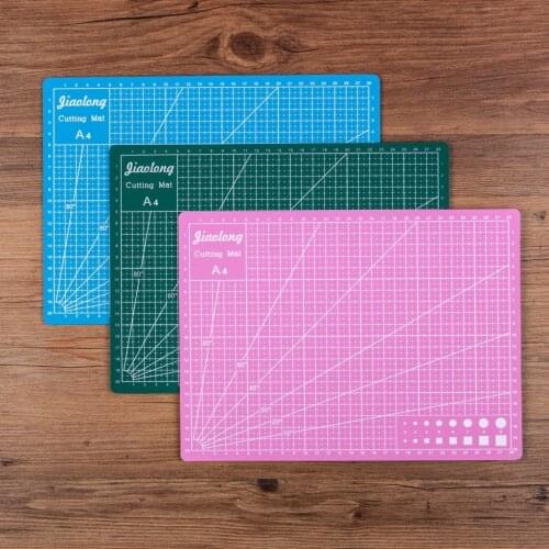 1pcs A3 pvc multicolor rectangular cutting Mat Grid Line board cutting engraving backing plate thickness 3mm 45cm x30cm