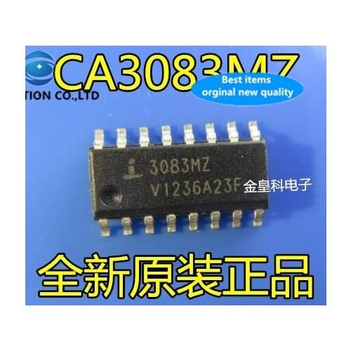 10PCS CA3083M CA3083 screen printing: 3083 mz SOP16 integrated circuit chips in stock 100% new and original