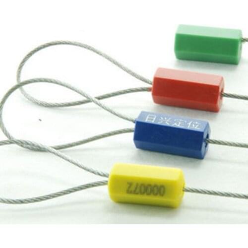 10pcs Wire rope seal Security Seals containers lock steel Cable Ties for tanker sealing Brand new