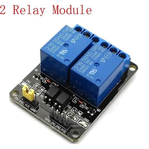 5V 12V 2-Channel Relay Module Shield for Ardui ARM PIC AVR DSP Electronic 5V 12V 2 Channel Relay Module