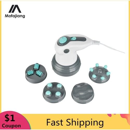 Anti Cellulite Body Massager Electric Vibrating Slimming Neck Kneading Weight LossFat Burning Roller Machine