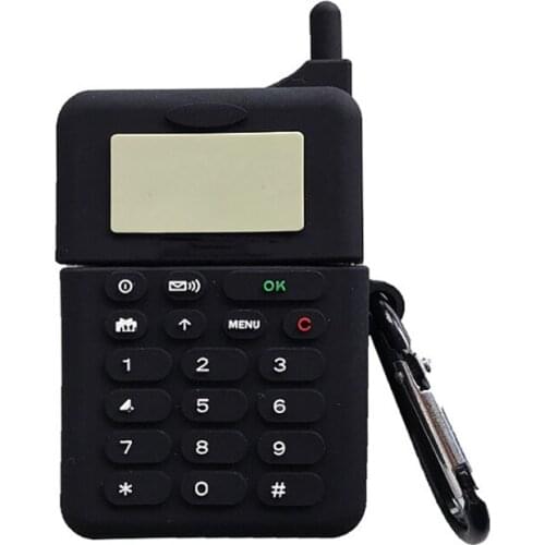 Retro Mobile Phone Earphone Protection Case Cover For Airpods 1/2 Wireless BT-compatible Headphone Case Headset Protective Case