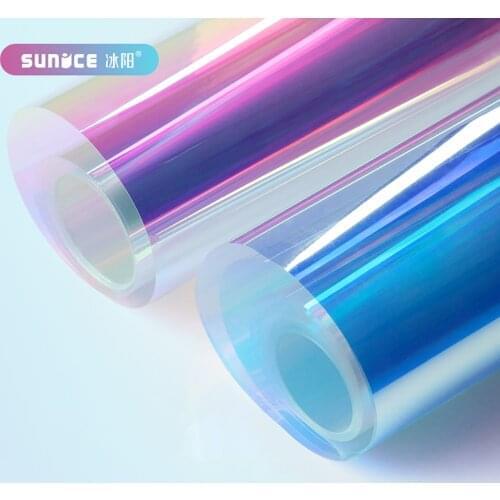 SUNICE Chilly Dichroic Window Glass Tinting Home Office Festival Decoration for Christmas Decoration