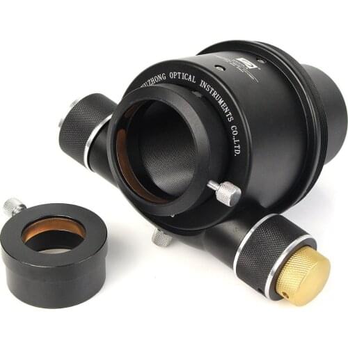 AQUILA 2" Dual Speed Focuser 10:1 No-Pinion Crayford M94.5x1 for Refractors Telescope+Adapter