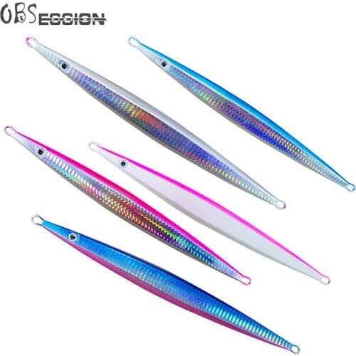 Slow Metal jigging lure 80g 100g 120g 150g 200g 300g 1pcs 5pcs lead High hit rate luminous Sinking Artificial Sea Fishing Bait