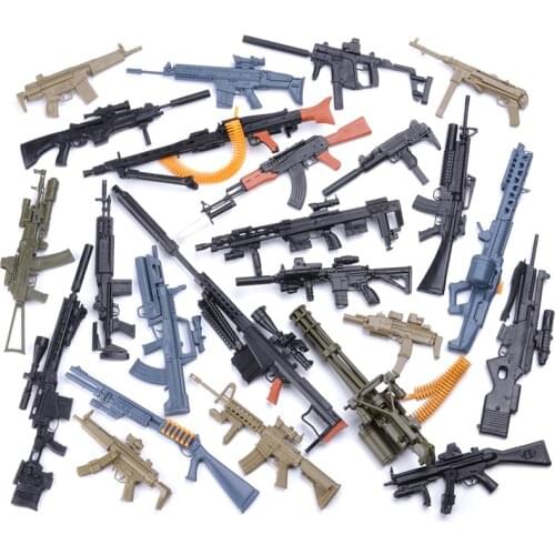 1pcs 1/6 Toy Simulation Gun Model Assembled Military Arms Sniper Rifle Collectibles Decoration Model Building Kits Toys for Boy
