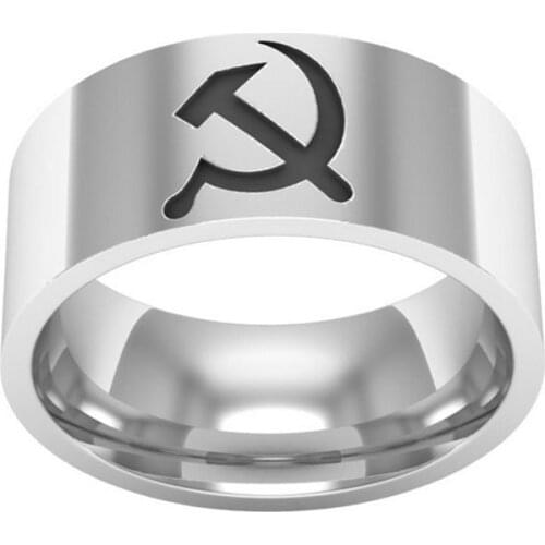 Fashion new style party flag stainless steel band ring, punk jewelry, rock jewelry for men and women, gift for fans