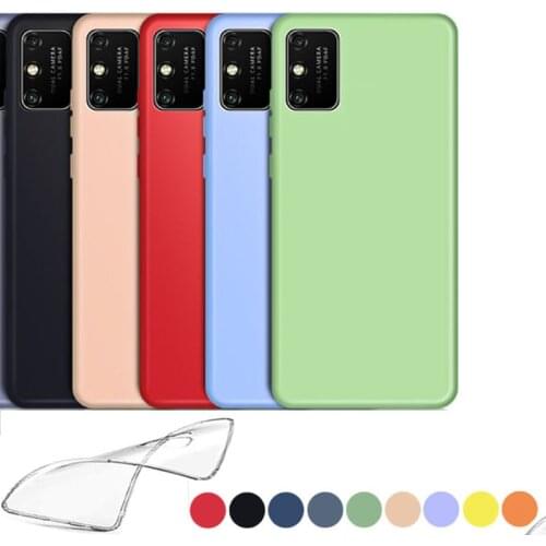 SUREHIN soft case for Samsung galaxy M31S cover transparent pink purple red blue coque soft cover for samsung galaxy M31S case