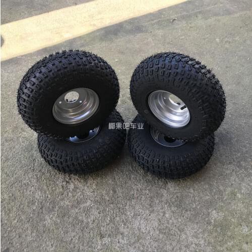 ATV Accessories Kart Small Bull for Hummer 145/70-6 Inch Tire 3 Hole Wheel Hub Set of 4