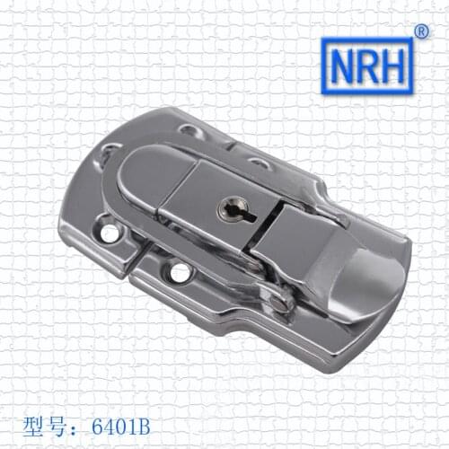 NRH 6401B cold rolled steel toggle draw latch for briefcase 2pack chrome plating suitcase toggle latch hasp