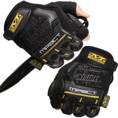 Tactical Gloves Black Military Army Shooting Paintball Airsoft Bicycle Motorcross Combat Hard Knuckle Fingerless Gloves