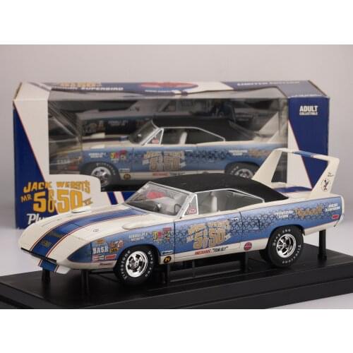 1:18 Plymouth Superbird Linear Acceleration Racing Collector Edition Resin Diecast Model Toy Gift