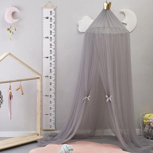 Bedroom Thick Canopy Crown Canopy For Kids Room Decor Canopy Netting Thick For Baby Boy Girl Nursery Bedroom Room