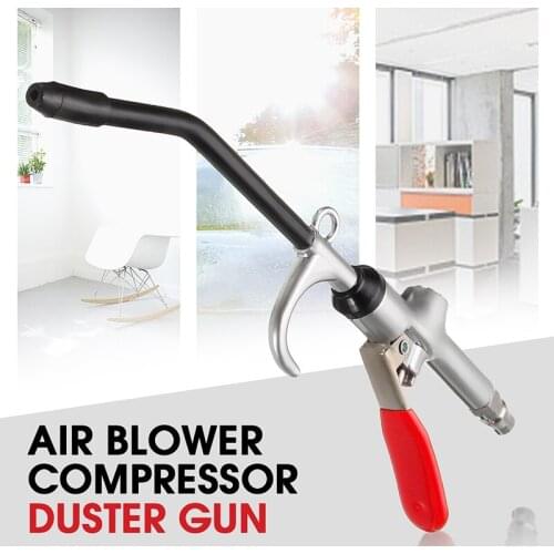 Air Compressor Dust Collector Gun Compressor Accessories Blow Gun Set Bending Nozzle Blower Machine Tool Cleaning Accessories