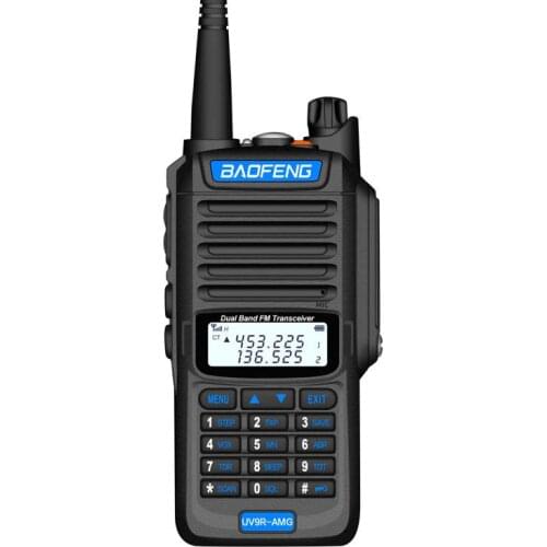 Baofeng Walkie Talkie 30km UV9R AMG Plus IP68 Waterproof UV Dual Band Two Way Handheld Radio Sea Land Hotel Civilian Intercom