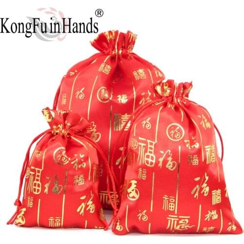 Adjustable Jewelry Packing bag Storage Coin candy Necklace Trinket Pouch rope decoration Wedding Ceremony Christmas lucky bag