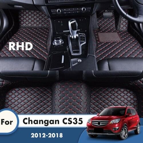RHD Car Floor Mats For Changan CS35 2018 2017 2016 2015 2014 2013 2012 Carpets Custom Auto Accessories Interior Foot Pads Cover