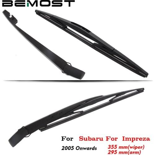 BEMOST Auto Car Rear Windscreen Windshield Wiper Arm Blade Soft Rubber For Subaru Impreza 355MM Hatchback Year From 2005 To 2018