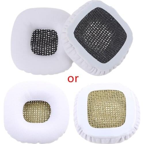 1Pair Replacement Leather Sponge Ear Pads Earmuffs Cushion Protector for marshall Major I II Headphone Headsets