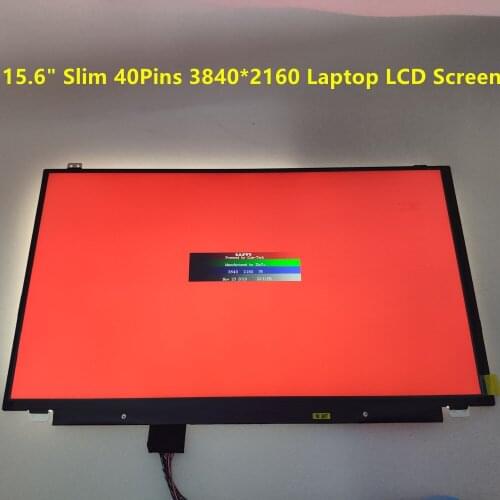 15.6'' Slim 40pins UHD 3840*2160 LTN156FL02-L01 LP156UD1-SPB1 Laptop LCD Screen