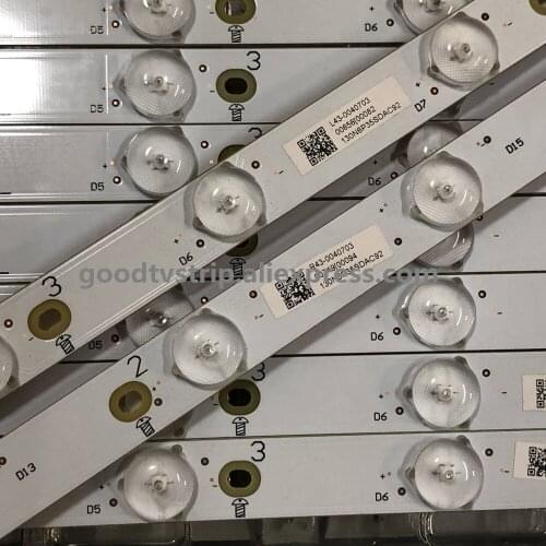 16pcs LED Backlight Strips LBM500P0204 For Vizio TPT500DK-QS1 P502UI-B1E LTM6RKBQP502UI-B1E LTY6RKBQ