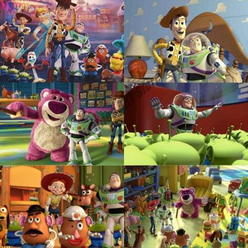 DIY 5D Diamond Painting Disney Anime Toy Story Diamond Embroidery Full Round Drill Cross Stitch Kits Mosaic Room Decoration