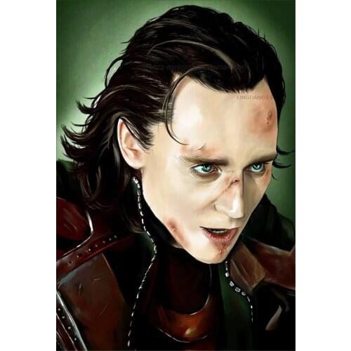 5d Diy Diamond Painting Disney Marvel Loki Movie Poster Diamond Mosaic Embroidery Cross Stitch Full Drill Art Home Decor Gift
