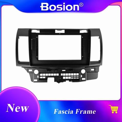 2 Dins Car Center Stereo Audio Radio DVD GPS Plate Panel Frame Fascias Replacement For Mitsubishi Lancer 2006-2016