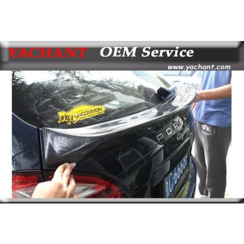 Car-Styling Auto Accessories Carbon Fiber Rear Spoiler Fit For 2011-2013 Cayenne LM Style Trunk Spoiler Wing
