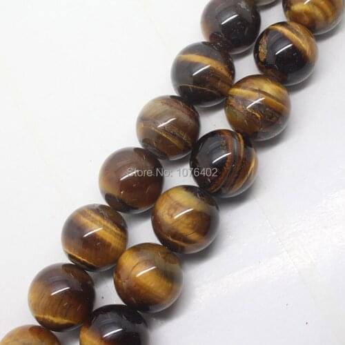 Free shipping!Wholesales 20pcs,20mm Beautiful Yellow Tigers Eye Round Loose Beads 15"