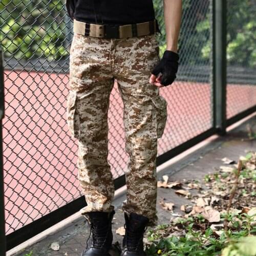 Tactical Camouflage Pants Men Military Uniform Army Outdoor Military Combat Trousers Clothes Suit Autumn and winter Mens pants