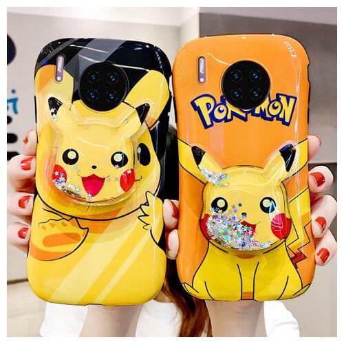 TAKARA TOMY Pokemon Pikachu Quicksand Phone Case for IPhone 6S/7/8P/X/XR/XS/XSMAX/11/12Pro/12min Phone
