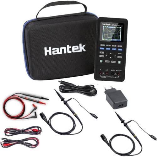 Hantek 3 in1 Digital Oscilloscope +Waveform Generator +Multimeter USB 2 Channels 40mhz 70mhz Osciloscopio with 2pcs Probes