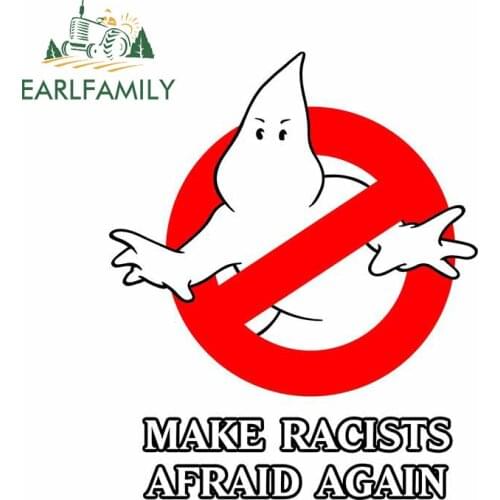 EARLFAMILY 13cm x 10.5cm Funny Car Stickers for Ghostbusters Pattern Anime Decals Waterproof Vinyl Auto Car Wrap Decoration