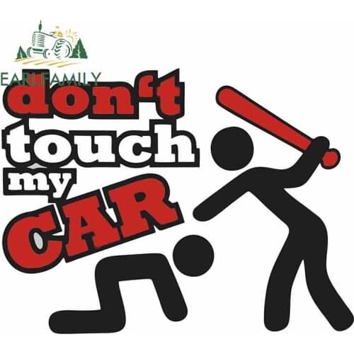 EARLFAMILY 13cm x 9.7cm For Tuning Don'T Touch Fine Decal Waterproof Suitable For VAN RV Vinyl Car Sticker Graffiti Sticker