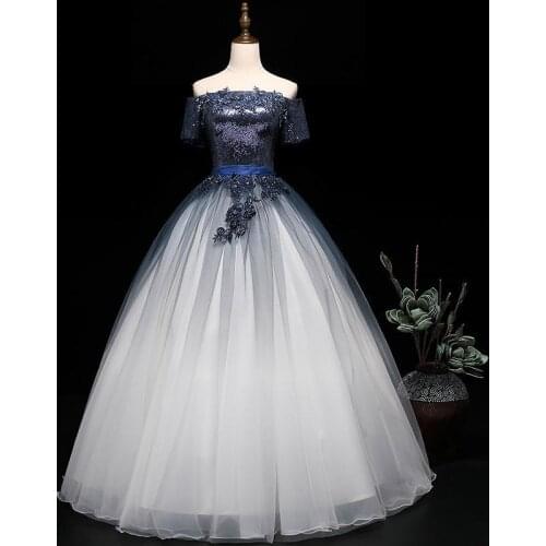 Elegant Off The Shoulder Vintage Quinceanera Dresses Bling Bling Sequin Appliques Party Debutante Dresses Vestidos