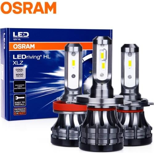 OSRAM HB4 HB3 LED h4 HB2 9005 9006 9012 HIR2 H1 H7 LED lamp 12V Auto Headlights H16 H8 h11 coche lámpara de la niebla Car Bulbs