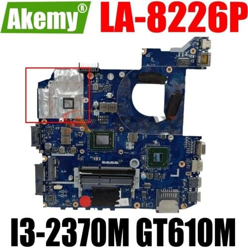 AKEMY LA-8226P Laptop Motherboard For ASUS K45VD A45V K45V K45VM K45VJ K45VS A45VJ Original Mainboard I3-2370M GT610M