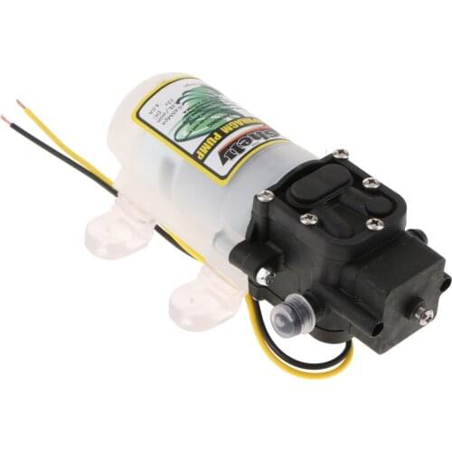 12V DC Fresh Water Pressure Diaphragm Pump Self Priming Sprayer Pump with Pressure Switch 2 L/Min 4bar