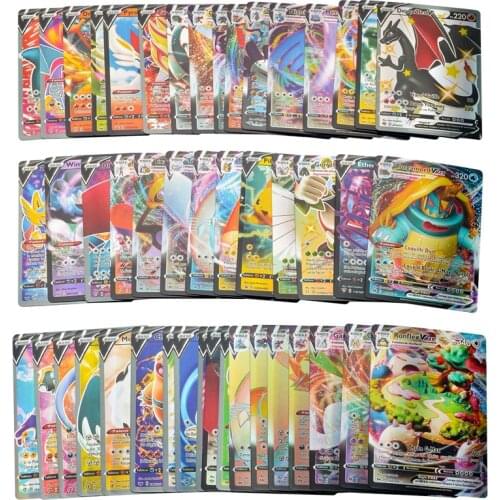 New French Version Of Pokemon 50V 50VMAX 100GX 80EX 20MEGA 60 TAG Team Energy Pikachu Fighting Game Cards Toys Children Gifts