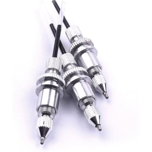 New 1/3pcs Silver Aluminium 11.5*28MM Cutting Plotter Vinyl Cutter Pen Holder 50mm Screw Adjustment for Plotter Pen Holder
