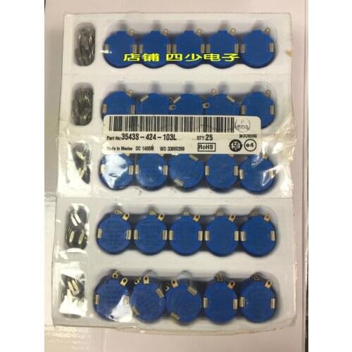 BOURNS original precision multi-turn potentiometer 3543S-424-103L resistance 10K adjustable 3 times SWITCH