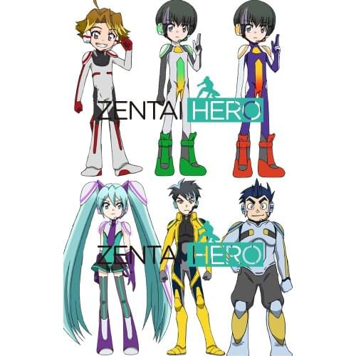 Custom Made THE ANIMATION SHINKALION Series Superhero Cosplay Costume Zentai Bodysuit Halloween Suit