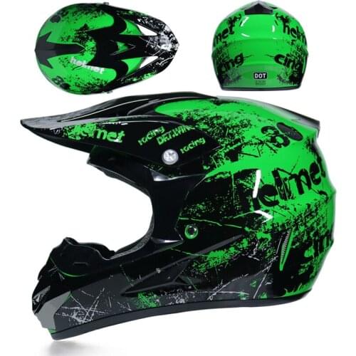 Professional Racing Motorcycle Off-road Helmet ATV Dirt Bike Helmet MTB Mountain Motocross Full Face Helmet Free Gift Capacetes