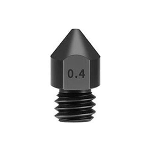 Reinforced Mk8 Nozzles 3D Printer Extruder Nozzles Hardened Steel High Temperature Pointed Wear-Resistarnt Nozzles 7pcs