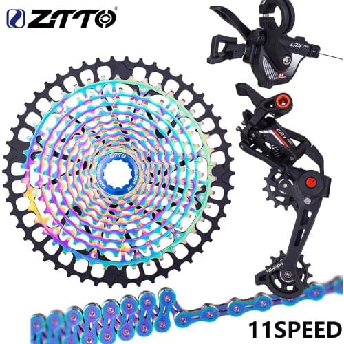 ZTTO MTB Bike 11 speed Groupset Ultralight 11S Shifter Derailleur chain 11V K7 Mountain Bike11s 50T 46t 42t Cassette XD HG hub